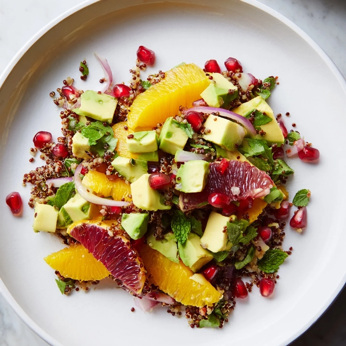 Fresh Citrus Avocado Quinoa Bowl