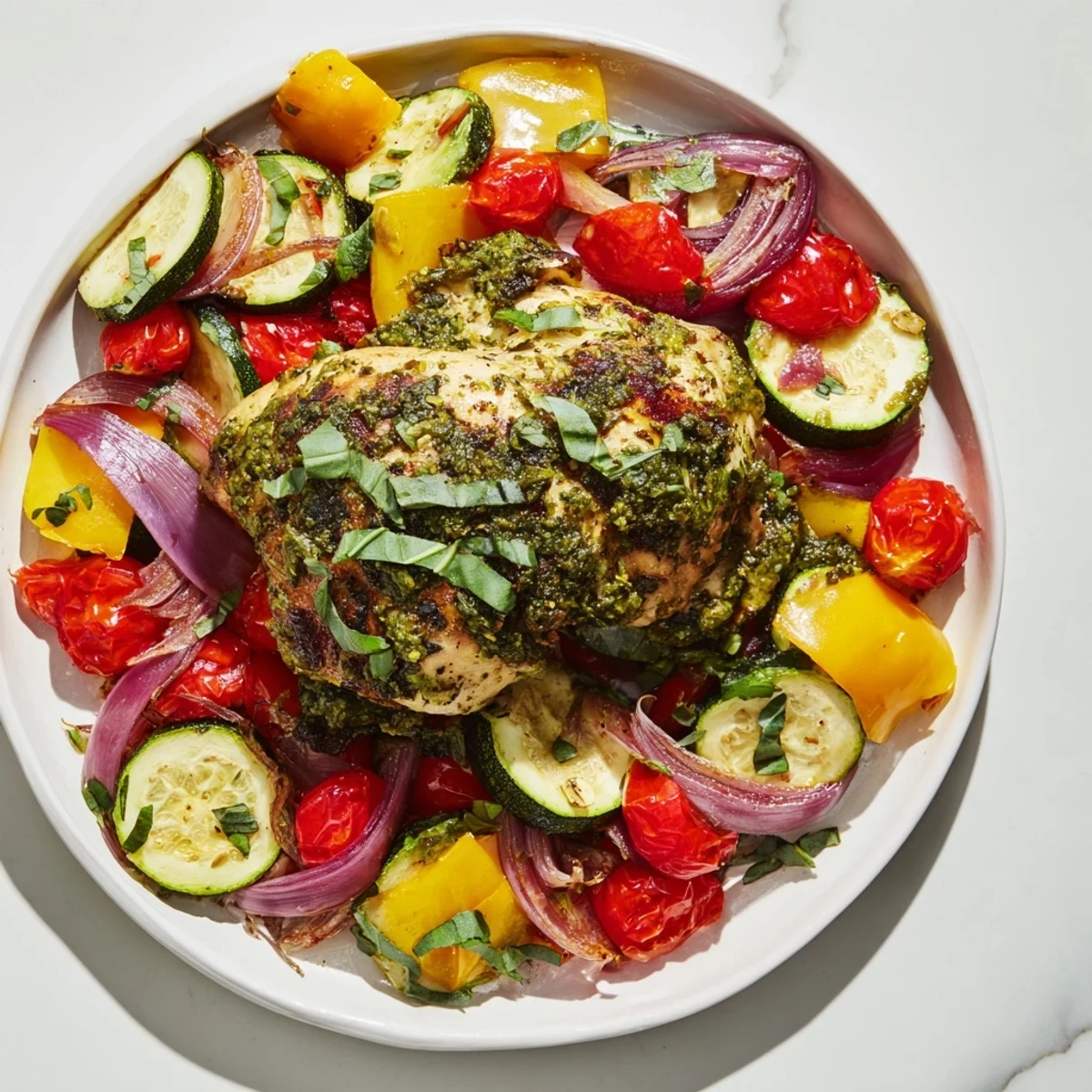 Basil Soft Chicken Veggies