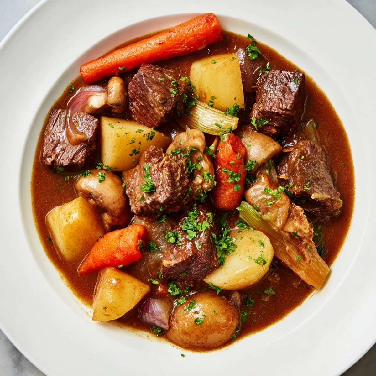 Earthy Beef Stew Bread