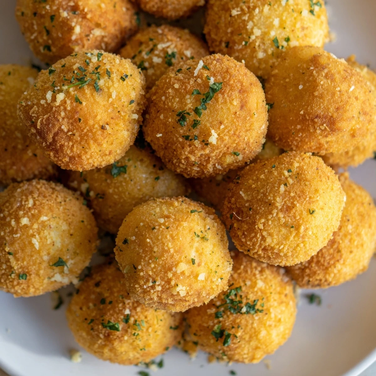 Golden Air Fryer Pasta Gnocchi, a delicious snack, served with warm marinara for dipping pleasure.