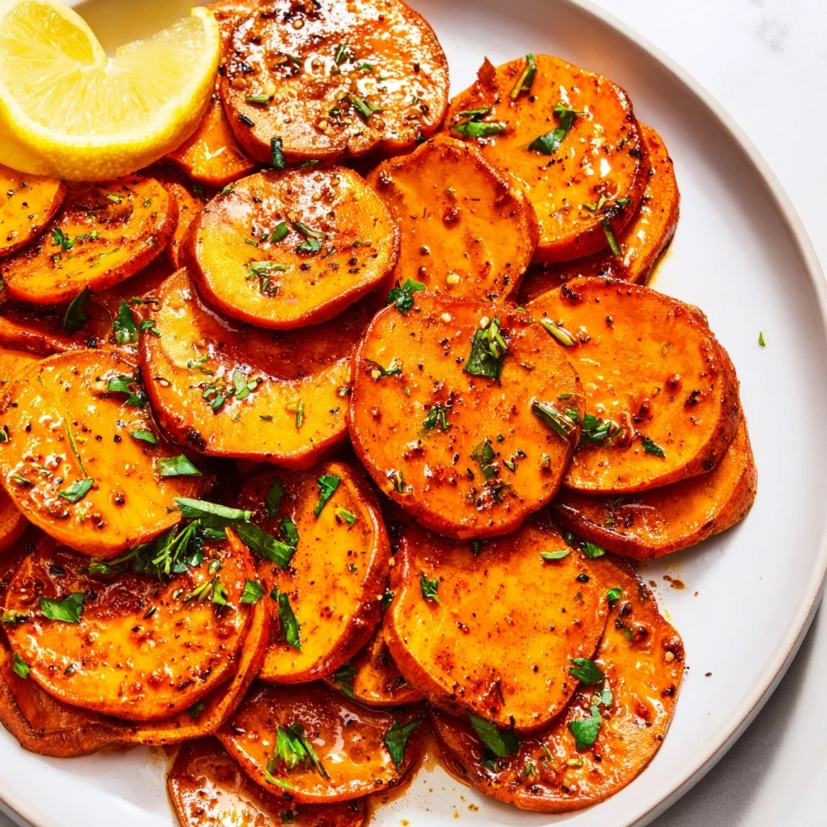 Crispy Cajun Roasted Sweet Potatoes with a smoky aroma, perfect for serving with burgers or grilled chicken.
