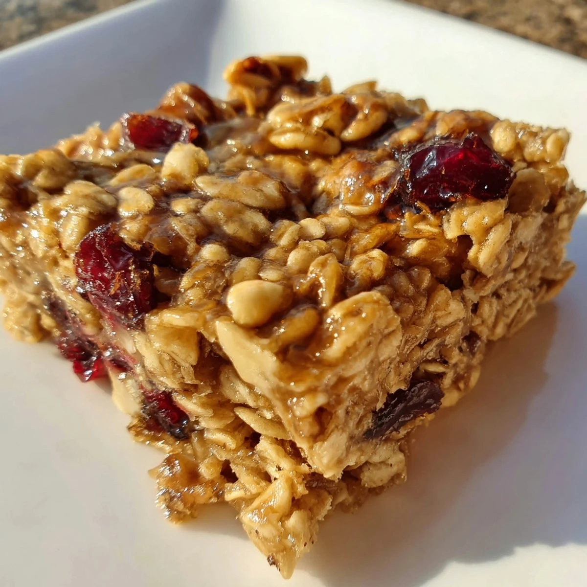 Warm, golden Maple Cinnamon Oatmeal Bars, showcasing a delightful, portable, baked snack for any time.