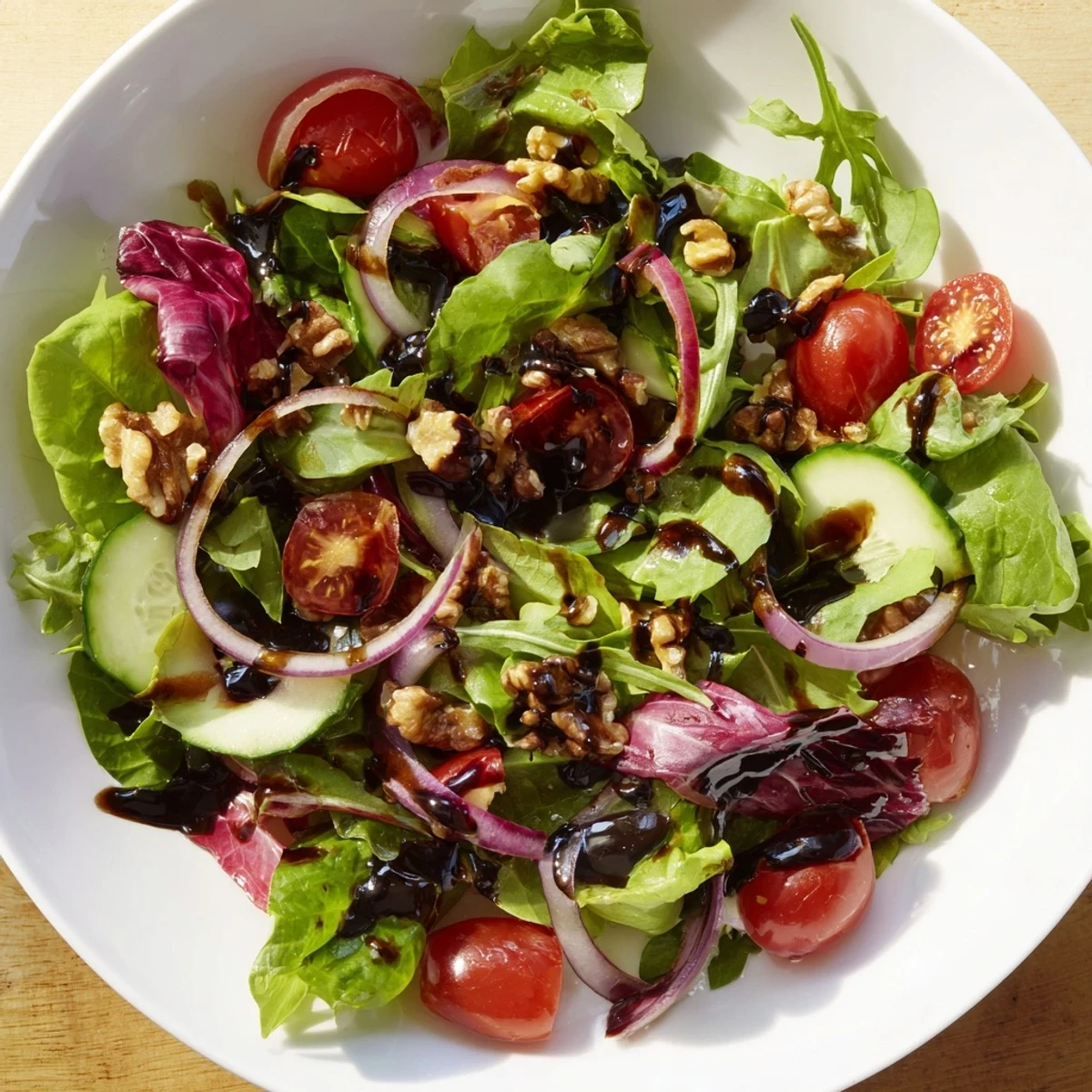 Quick Balsamic Vinegar Salad