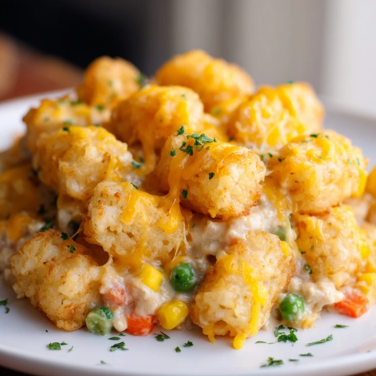Crispy Tater Tot Casserole