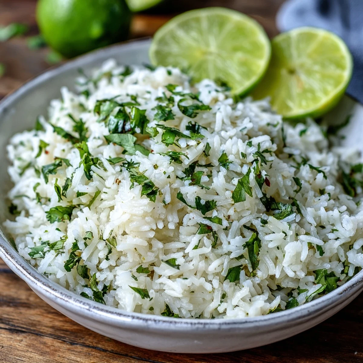 Perfectly cooked Cilantro Lime Rice, fragrant with lime zest and cilantro, a delicious side.