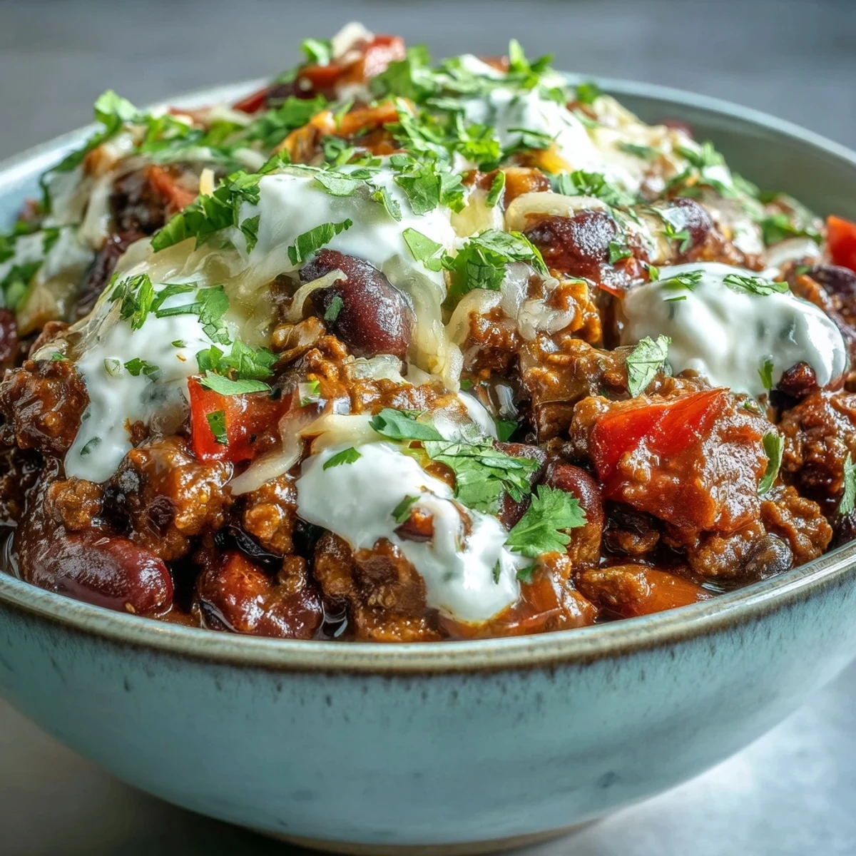 Slow Cooker Hearty Beef Chili