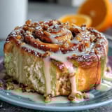 Soft, golden rolls swirled with zesty orange sugar and topped with luscious cream cheese frosting—an irresistible citrus twist on classic cinnamon rolls.  