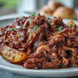 Honey Peach BBQ Pulled Pork