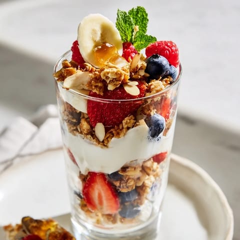 Yogurt Granola Parfait Glass