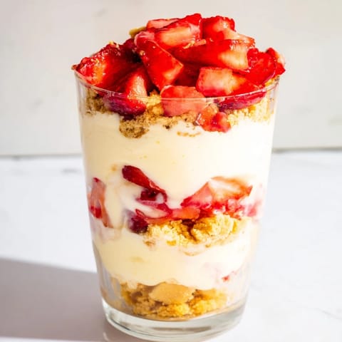 Strawberry Cheesecake Parfait Cups