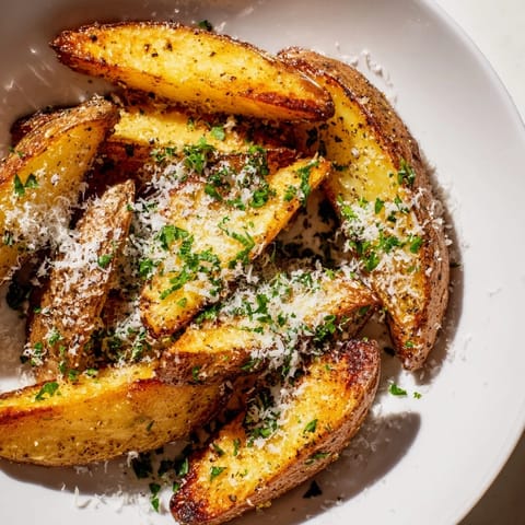 Rosemary Parmesan Potato Wedges