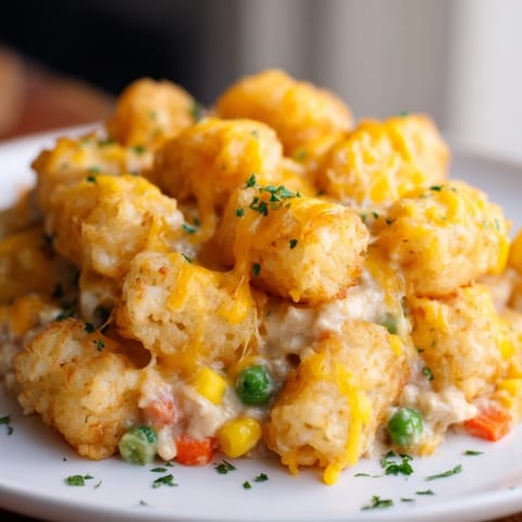 Crispy Tater Tot Casserole