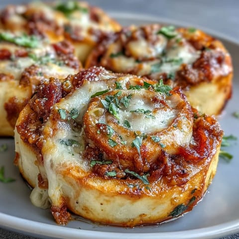 High Protein Pepperoni Pizza Rolls