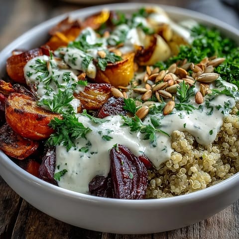Roasted Root Vegetable Bowl
