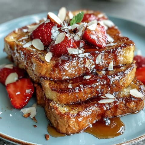 Spring Brunch Strawberry French Toast