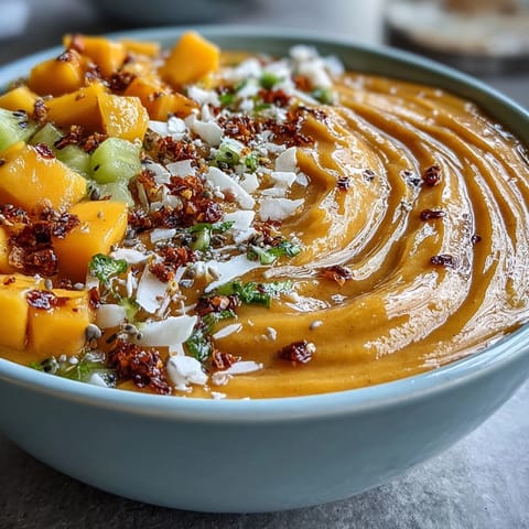 Mango Chili Lime Smoothie Bowl