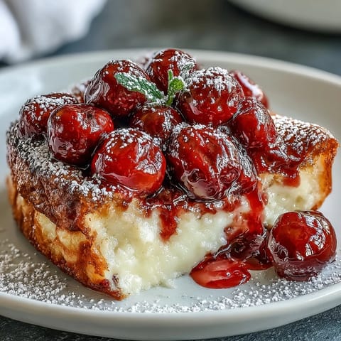 Fresh Cherry Clafoutis Vanilla Bean