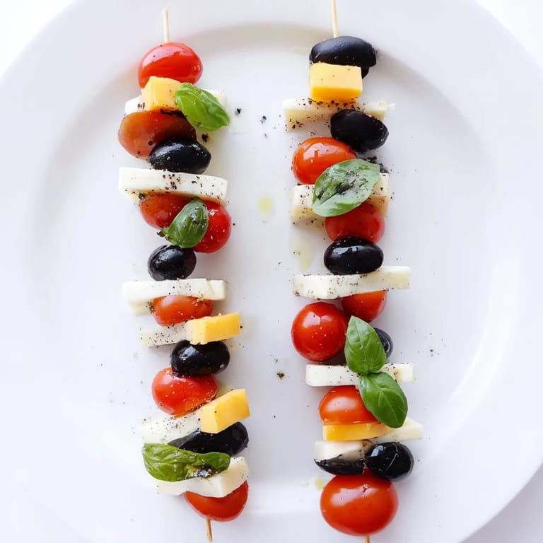 A vibrant close-up of the Double Helix Genetic Code, an easy party appetizer now ready to eat.