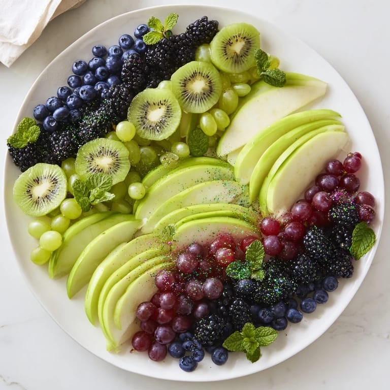 This Aurora Borealis Sweep offers a beautiful arrangement: a stunning fruit platter, ready to eat.