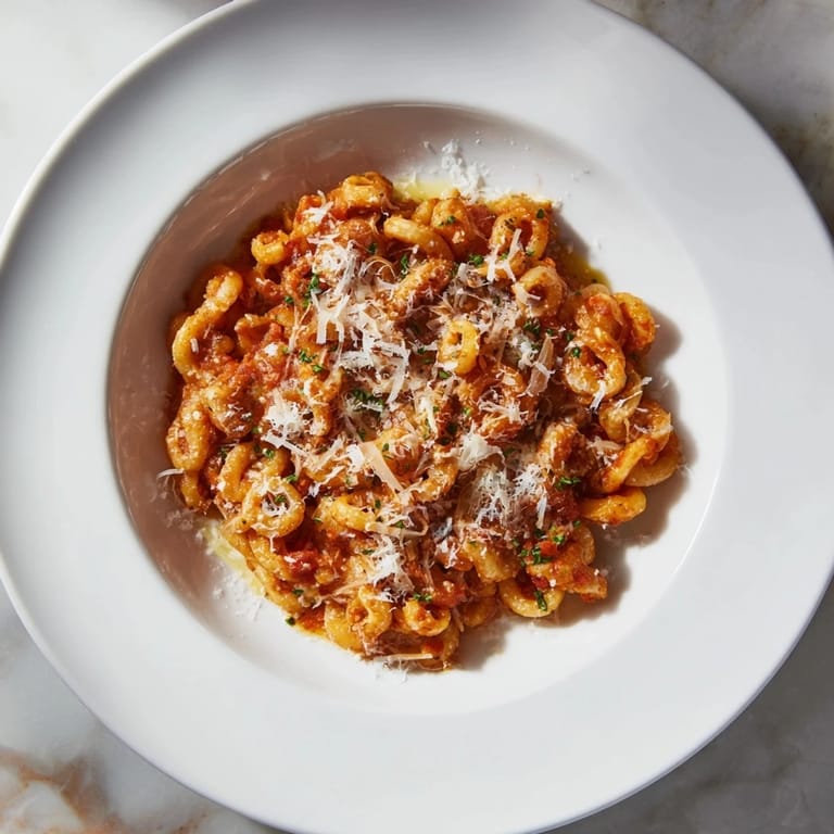 Rich and cheesy 15-Minute Garlic Parmesan Pasta, ready in minutes and coated with fresh parsley.