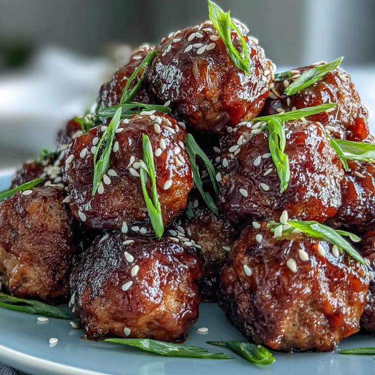 A close-up of Easy Sweet and Sour Crock Pot Meatballs served over fluffy white rice for a hearty dinner.