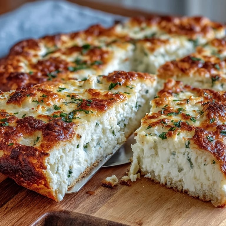 High-protein cottage cheese flatbreads baked to a light golden hue, perfect as a gluten-free bread alternative.  