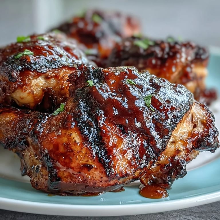 Taste these tender BBQ chicken drumsticks with flavorful spicy peach glaze, grilled perfection.